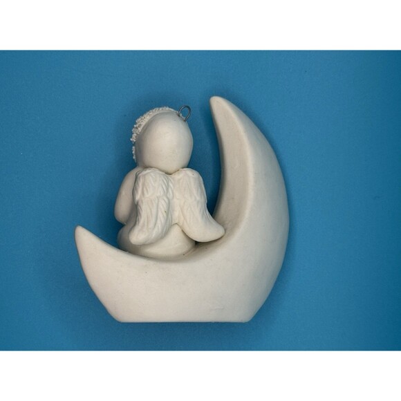 Vintage Arctic Kids Christmas Ornament - 1980s Collectible Figurine - Moon - Picture 2 of 4